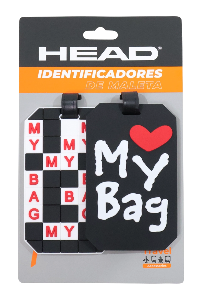 IDENTIFICADOR ETIQUETA DE MALETA TRAVEL TAG NEGRO HEAD - 8