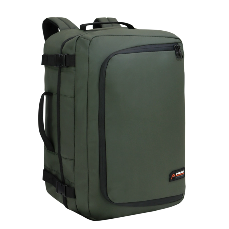 MOCHILA DE VIAJE PREMIUM TRAVELER VERDE MILITAR HEAD - 1