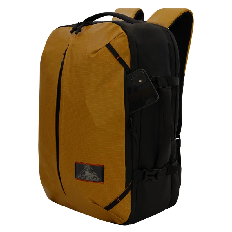 MOCHILA DE VIAJE  FIERO  WATERPROOF MOSTAZA HEAD - 3