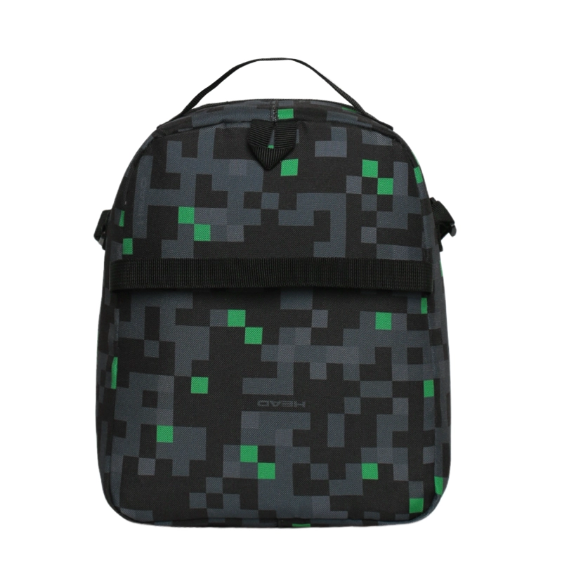 LONCHERA HOMBRE GREY PIXELES NEGRO HEAD - 5
