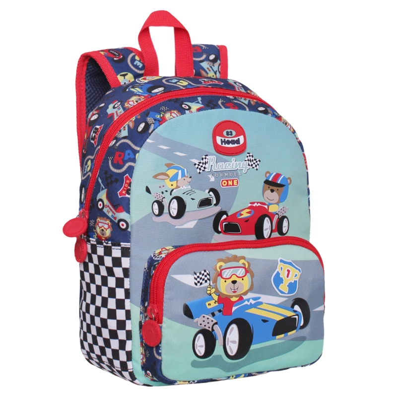 MOCHILA INFANTIL POP CARS AZUL HEAD - 1