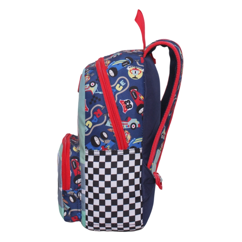 MOCHILA INFANTIL POP CARS AZUL HEAD - 3
