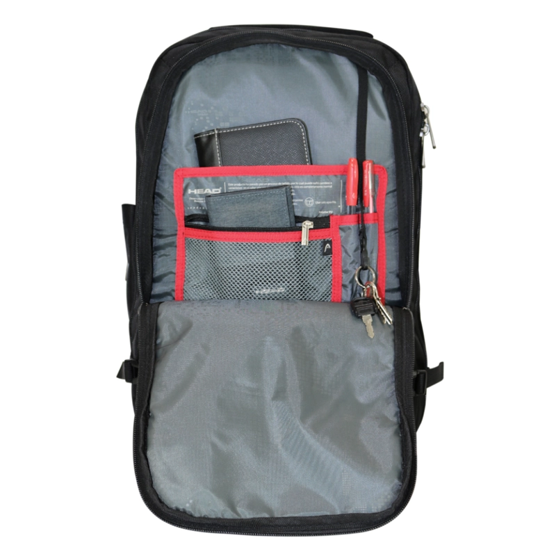 MOCHILA DE VIAJE NOTEBOOK STRADA REVERSE NEGRO HEAD - 3