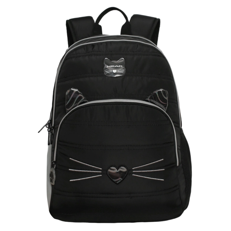 MOCHILA INFANTIL NIÑA BALLOON GATO NEGRO HEAD - 2