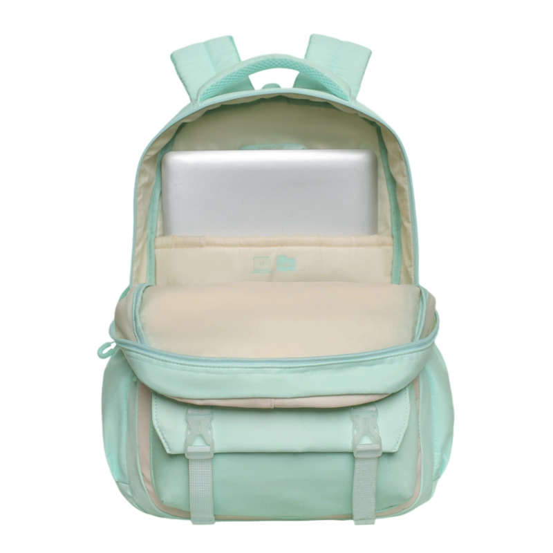 MOCHILA MUJER KAWAII VENZA COLOR BLOCK MENTA HEAD - 3
