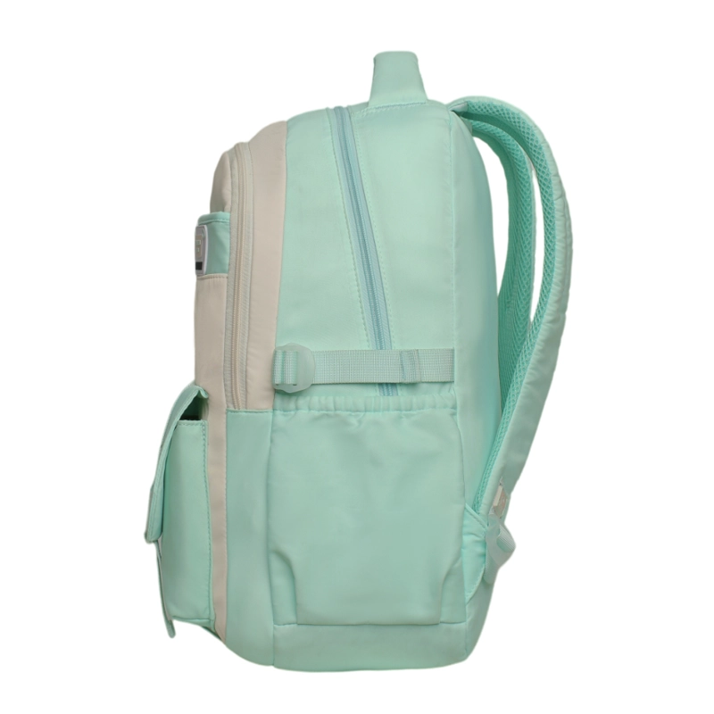 MOCHILA MUJER KAWAII VENZA COLOR BLOCK MENTA HEAD - 4