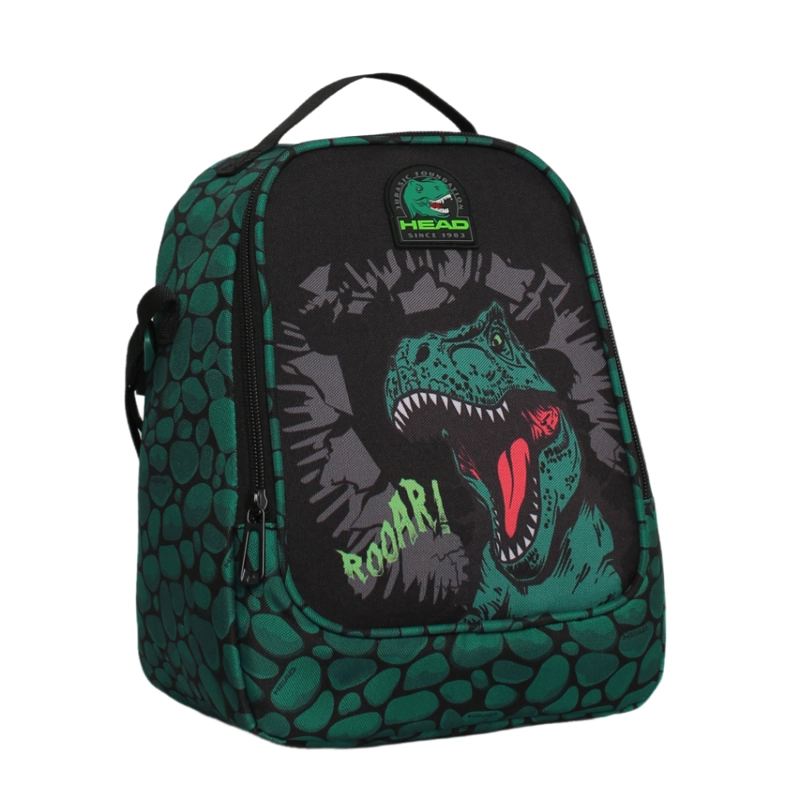 LONCHERA HOMBRE GREY DINO STONE VERDE HEAD - 1
