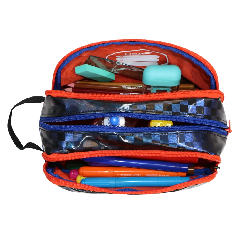 ESTUCHE INFANTIL HOMBRE ATOS RACING AZUL HEAD - 4