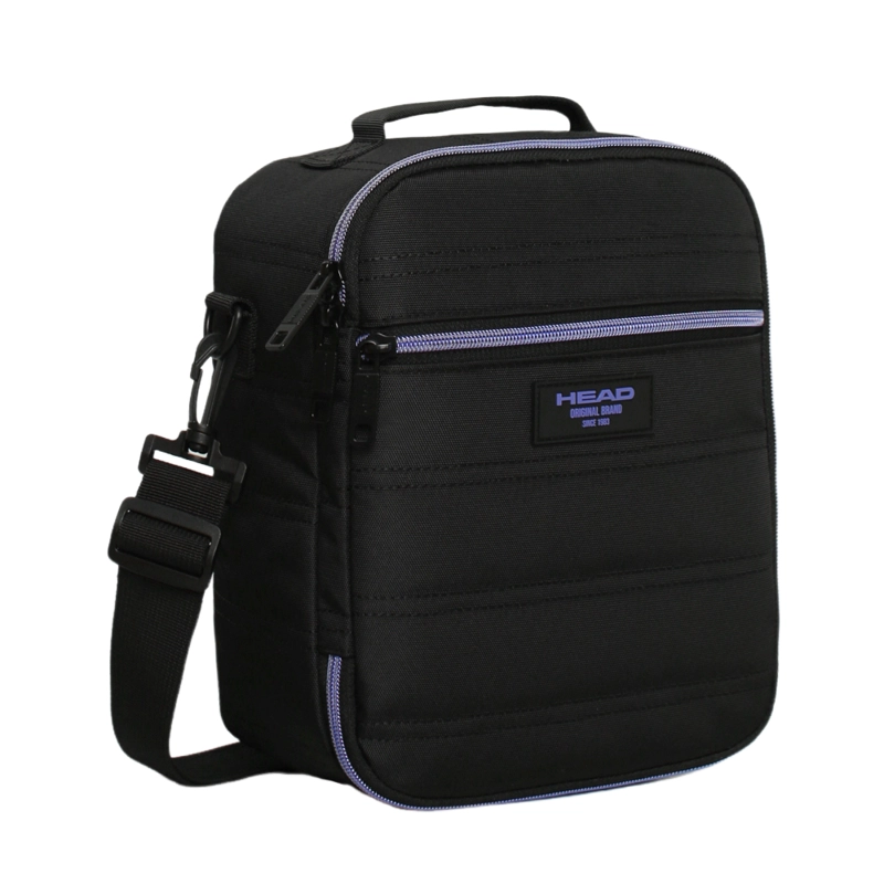 LONCHERA COMPACTA MUJER SHERPA NEGRO LILA HEAD - 1