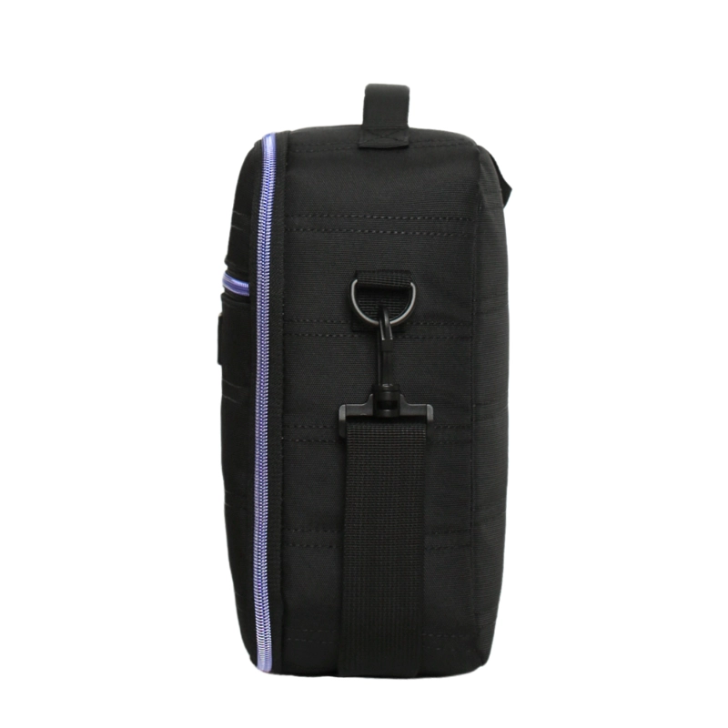 LONCHERA COMPACTA MUJER SHERPA NEGRO LILA HEAD - 4