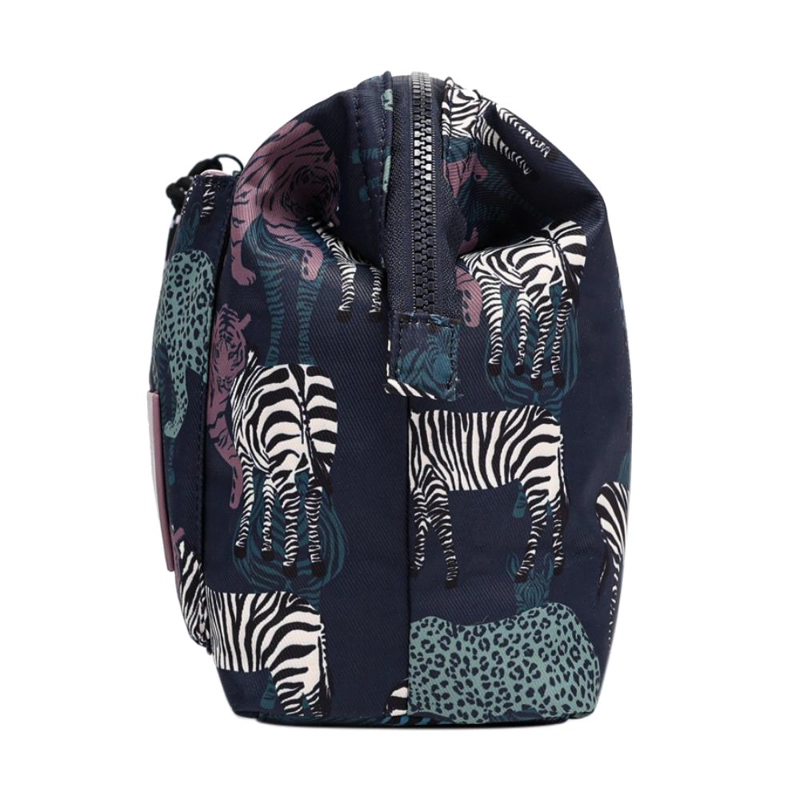 NECESER ORGANIZADOR LUCIANA ZEBRA AZUL CALU - 4
