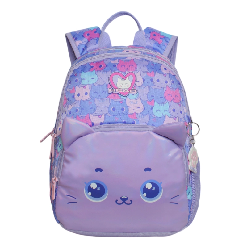 MOCHILA INFANTIL NIÑA GUM MEOW LILA HEAD - 2