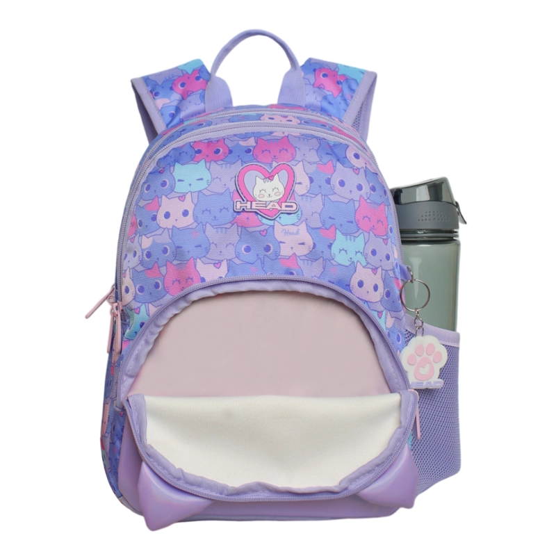 MOCHILA INFANTIL NIÑA GUM MEOW LILA HEAD - 3