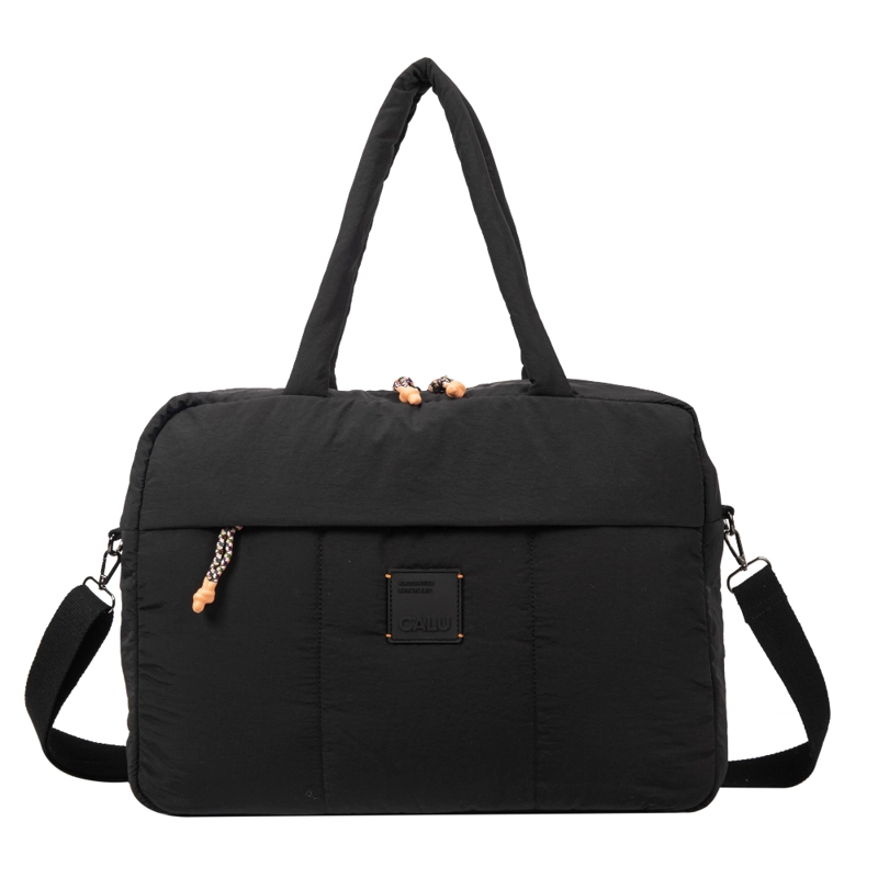 BOLSO DE VIAJE BEATRICE ACOLCHADO NEGRO CALU - 2