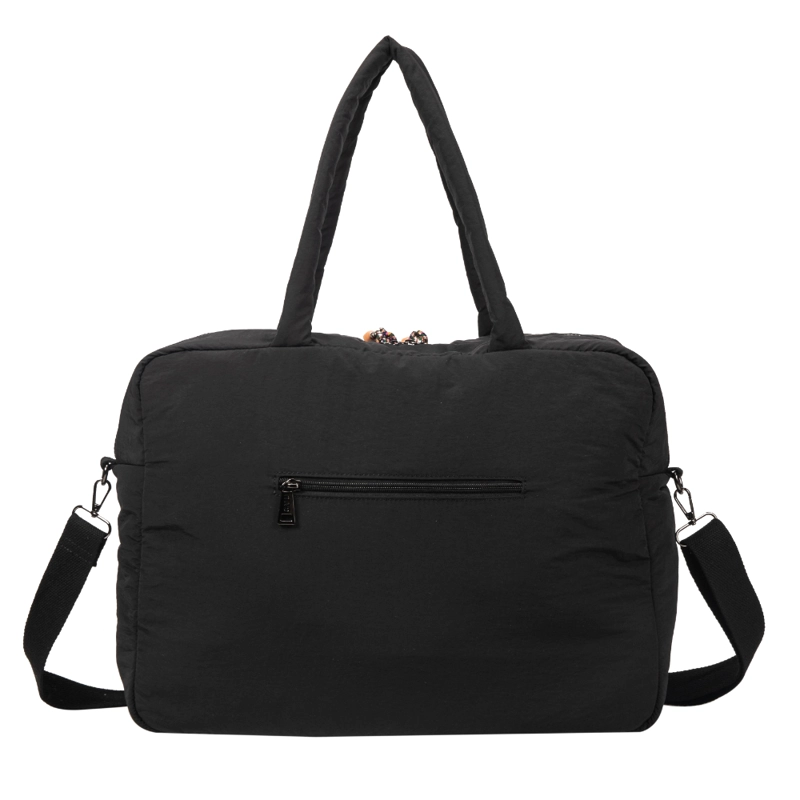BOLSO DE VIAJE BEATRICE ACOLCHADO NEGRO CALU - 6