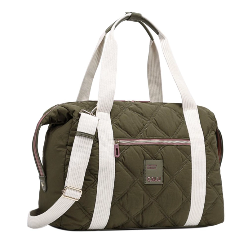 CARTERA BANDOLERA PEQUEÑA ALICIA VERDE CALU - 1