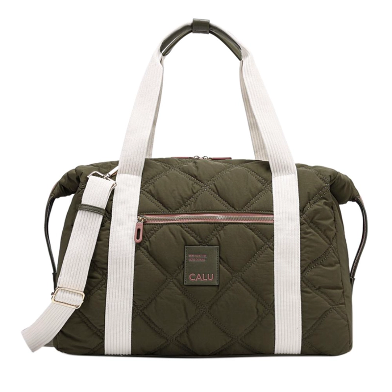 CARTERA BANDOLERA PEQUEÑA ALICIA VERDE CALU - 2