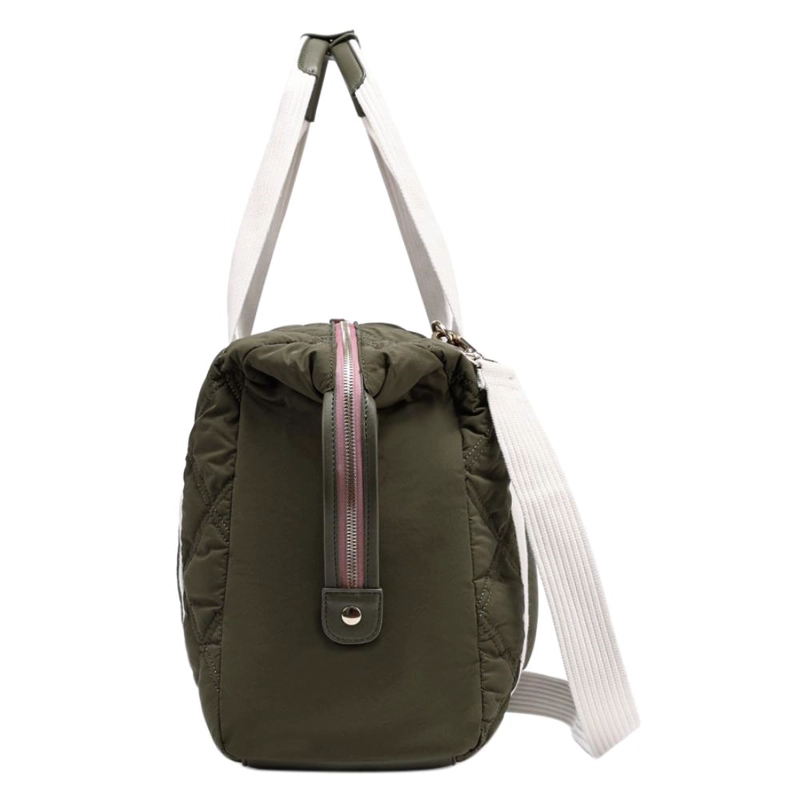 CARTERA BANDOLERA PEQUEÑA ALICIA VERDE CALU - 4