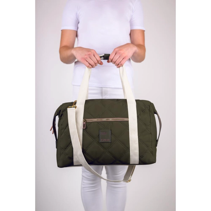 CARTERA BANDOLERA PEQUEÑA ALICIA VERDE CALU - 6