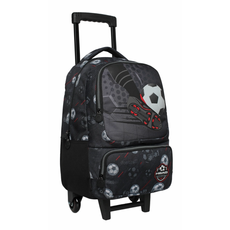 PACK BAKAN ESCOLAR (X3) NIÑO FUTBOL NEGRO HEAD - 2