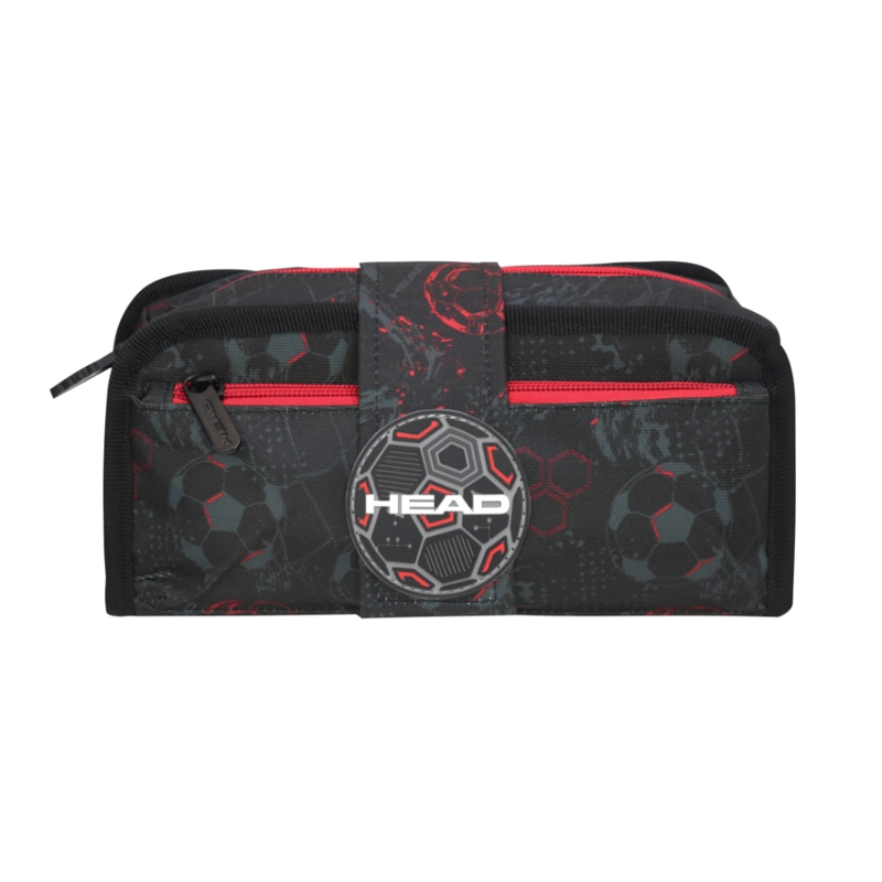 ESTUCHE INFANTIL NIÑO CHERRY FUTBOL NEGRO HEAD - 2