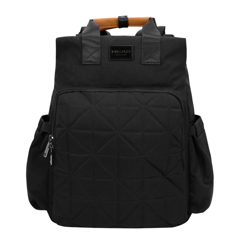 MOCHILA PAÑALERA MATERNAL NEW BLOOM NEGRA HEAD - 2