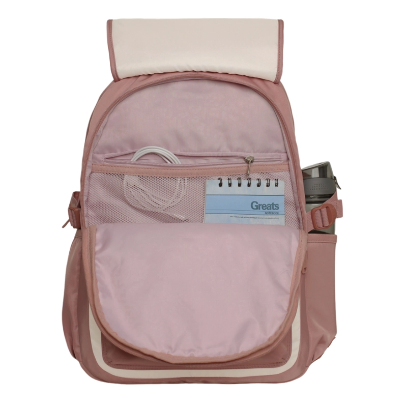 MOCHILA MUJER QASHQAI BLOCK ROSADO HEAD - 3