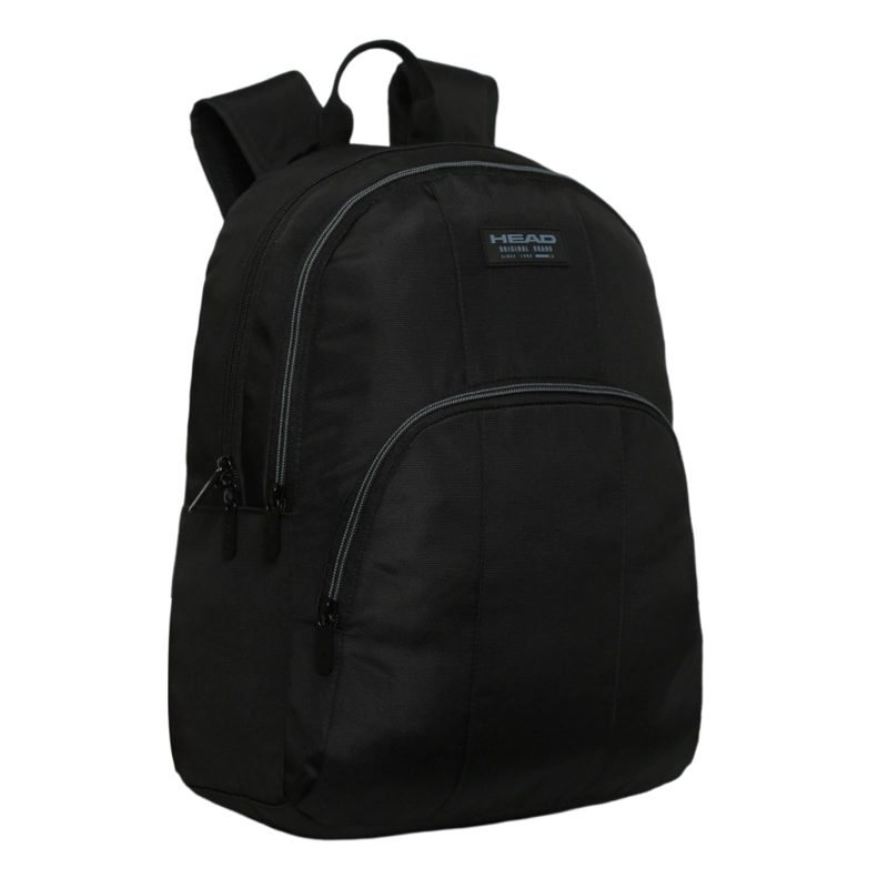 MOCHILA COMPACTA CHIRON NEGRO TURQUESA HEAD - 1