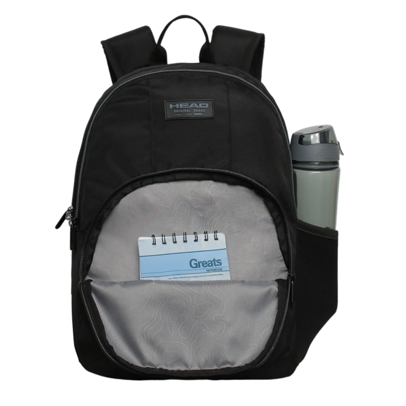 MOCHILA COMPACTA CHIRON NEGRO TURQUESA HEAD - 2