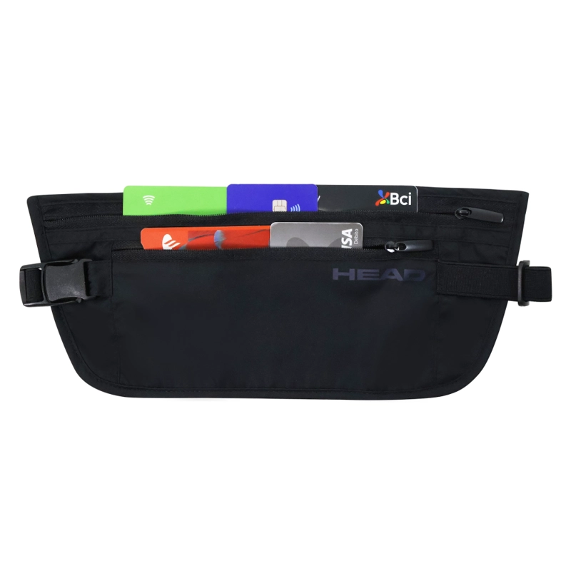 CINTURON DE VIAJE INVISIBLE BELT NEGRO HEAD - 3