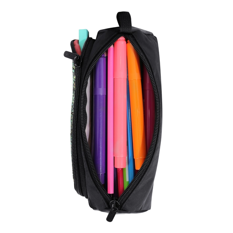ESTUCHE MUJER NEW YARIS GLITTER NEGRO HEAD - 4