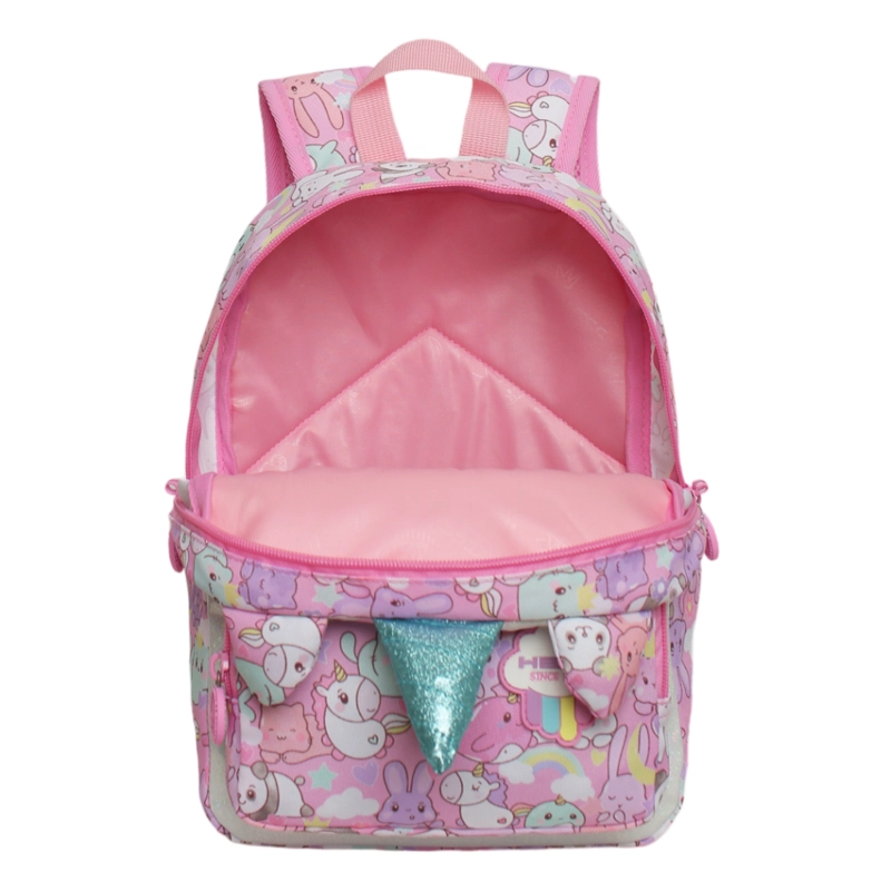 MOCHILA INFANTIL NIÑA POP UNICORNIO ROSADO HEAD - 3