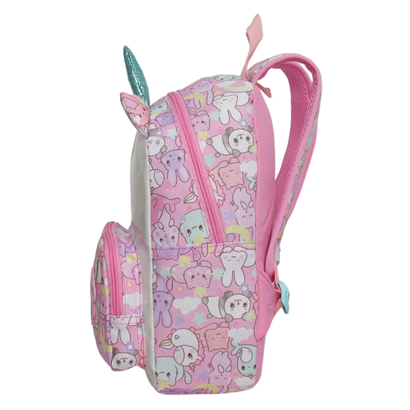 MOCHILA INFANTIL NIÑA POP UNICORNIO ROSADO HEAD - 4