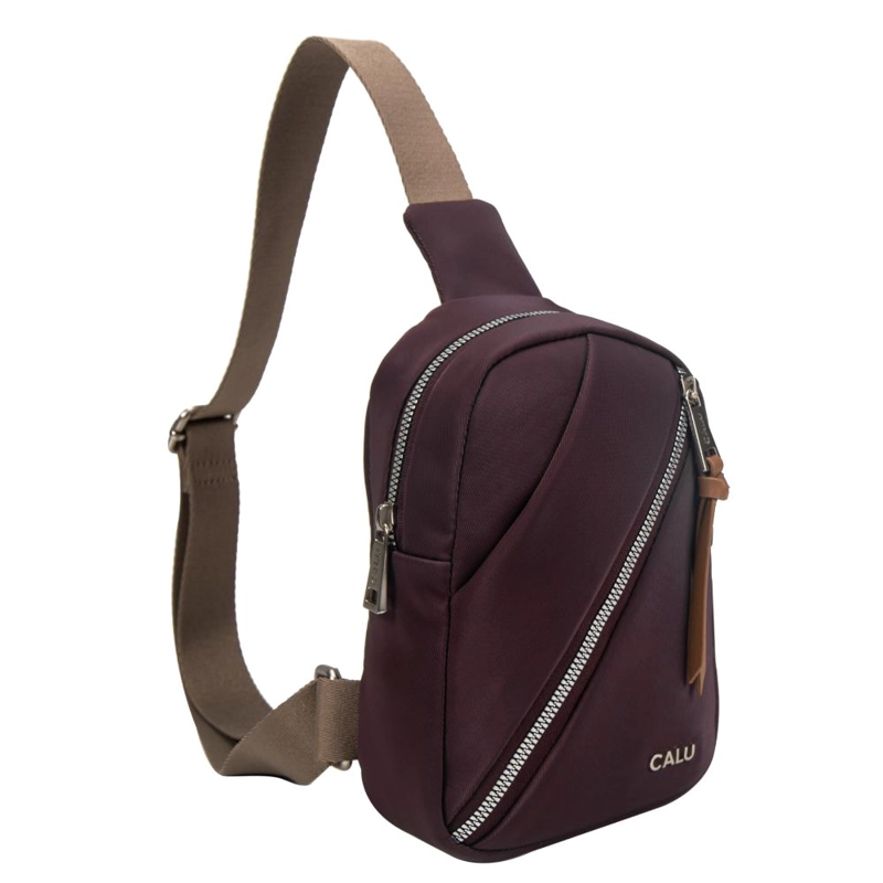 BOLSO PEQUEÑO CROSSBODY MEG BURDEO CALU - 1