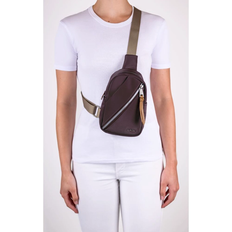 BOLSO PEQUEÑO CROSSBODY MEG BURDEO CALU - 6