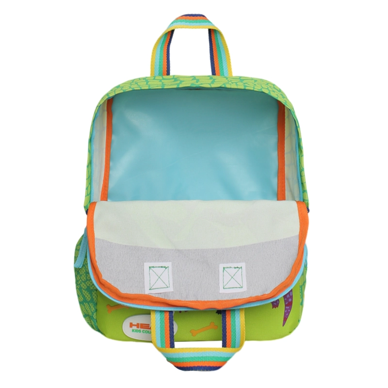 MOCHILA INFANTIL NIÑO PEPA DINO VOLCAN VERDE HEAD - 3