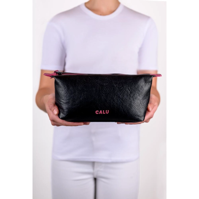 COSMETIQUERO NECESER SADDLER NEGRO CALU - 6