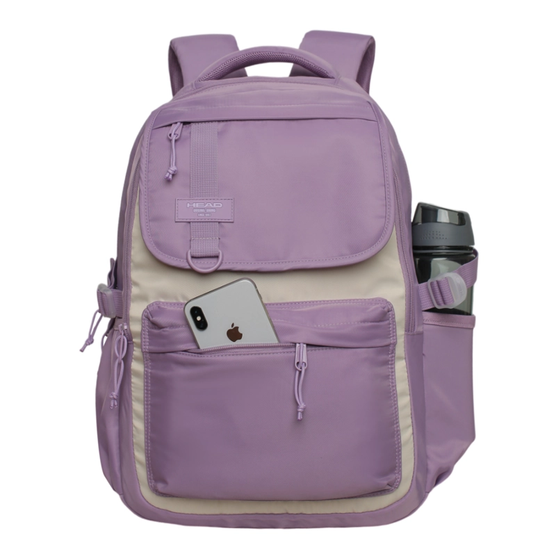 MOCHILA MUJER QASHQAI COLOR BLOCK LILA HEAD - 2