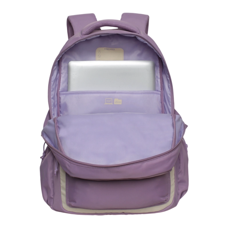 MOCHILA MUJER QASHQAI COLOR BLOCK LILA HEAD - 3