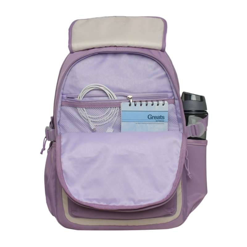 MOCHILA MUJER QASHQAI COLOR BLOCK LILA HEAD - 4