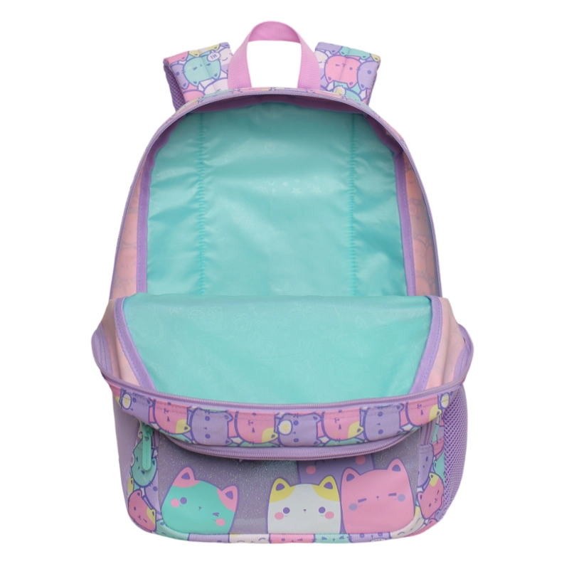 MOCHILA INFANTIL NIÑA FANTASY NEW GATOS PASTEL HEAD - 3