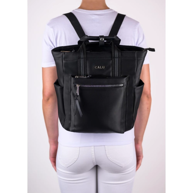 MOCHILA CARTERA LAPTOP 14' CAROLINE NEGRO CALU - 6
