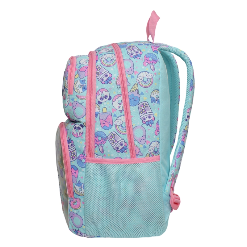 MOCHILA INFANTIL NIÑA FANTASY SWEET CANDY MENTA HEAD - 4