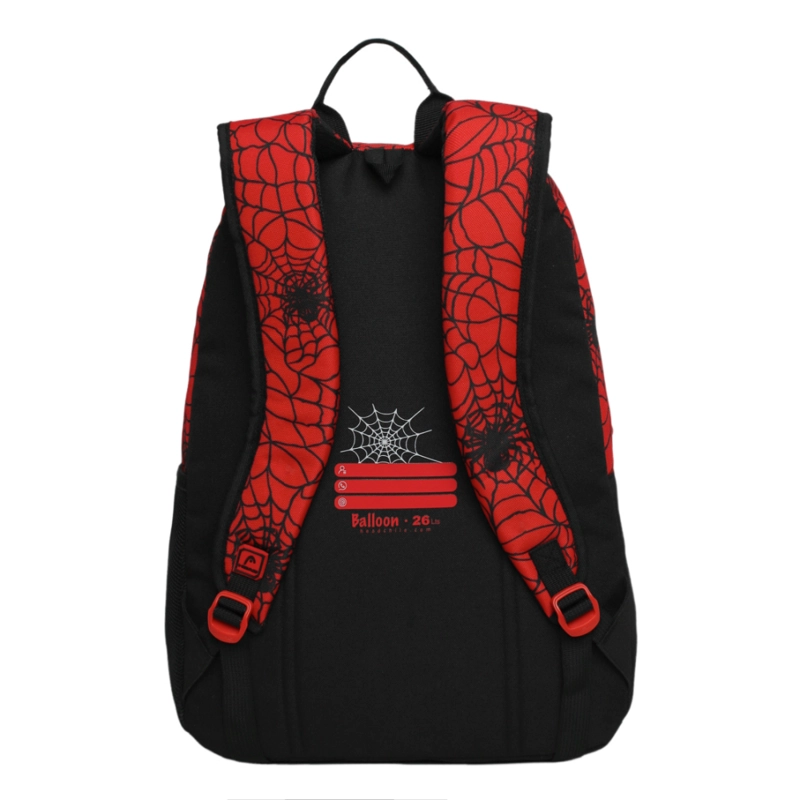 MOCHILA INFANTIL NIÑO BALLOON ARAÑA ROJO HEAD - 5