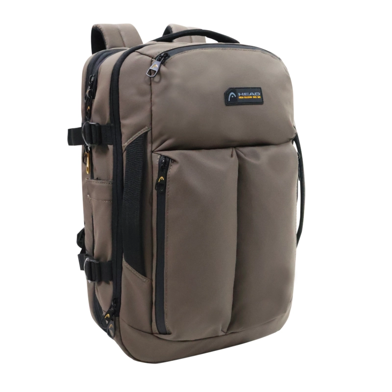 MOCHILA DE VIAJE EXPANDIBLE SHARK WATERPROOF CAFE HEAD - 1