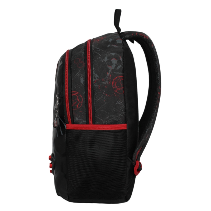 MOCHILA INFANTIL NIÑO BIONICA FUTBOL NEGRO HEAD - 5