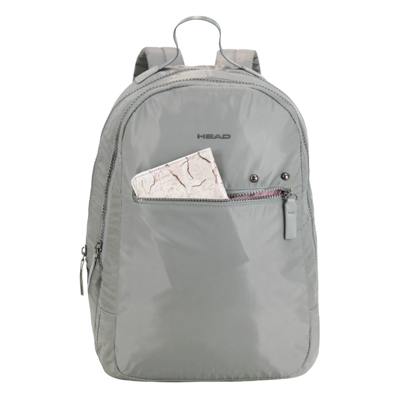 MOCHILA MUJER PORTA NOTEBOOK NEW CLOUD GRIS HEAD - 2