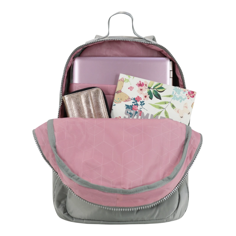 MOCHILA MUJER PORTA NOTEBOOK NEW CLOUD GRIS HEAD - 3