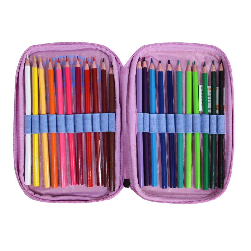 ESTUCHE INFANTIL NIÑA RIGIDO BOX SPACE CAT NEGRO HEAD - 3