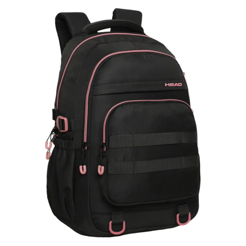 MOCHILA MUJER UTOPIA SPORT NEGRO ROSADO HEAD - 1